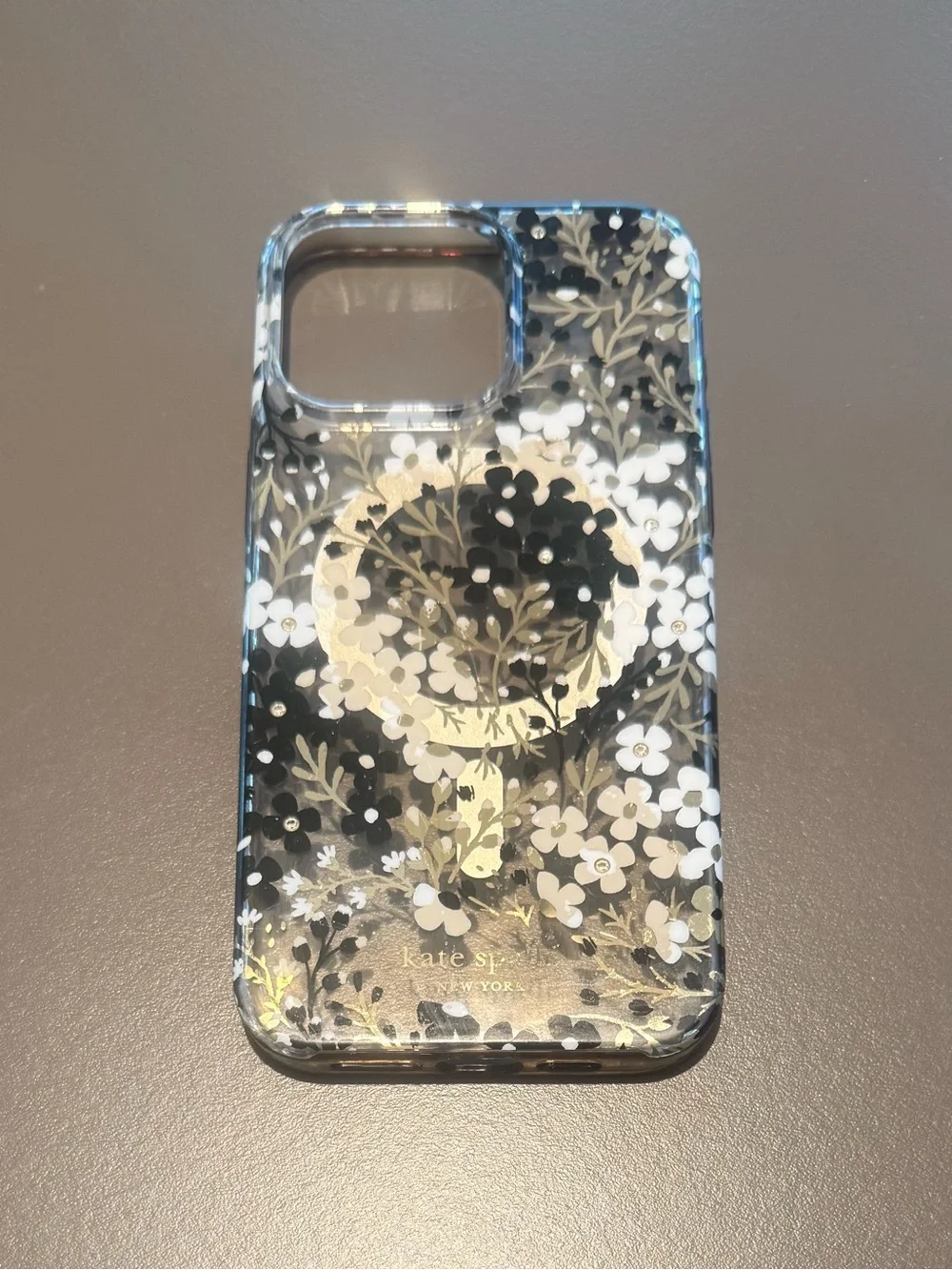 kate spade x case mate Multi Floral Black and White MagSafe iPhone 15 Pro Max